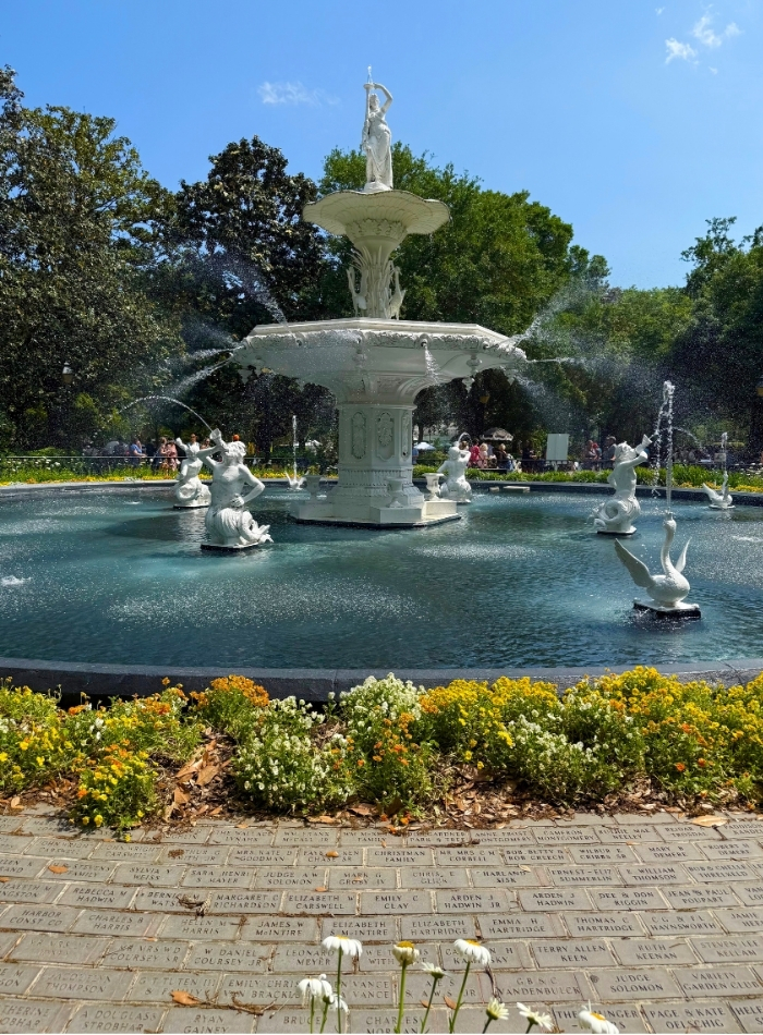 Self-Guided Savannah Ghost Walk Tour 10 savannah fountain