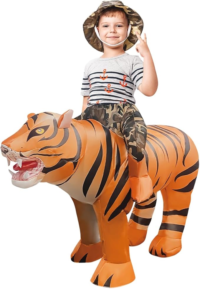 13 Funniest Inflatable Halloween Costumes for Kids in 2025 8 tiger