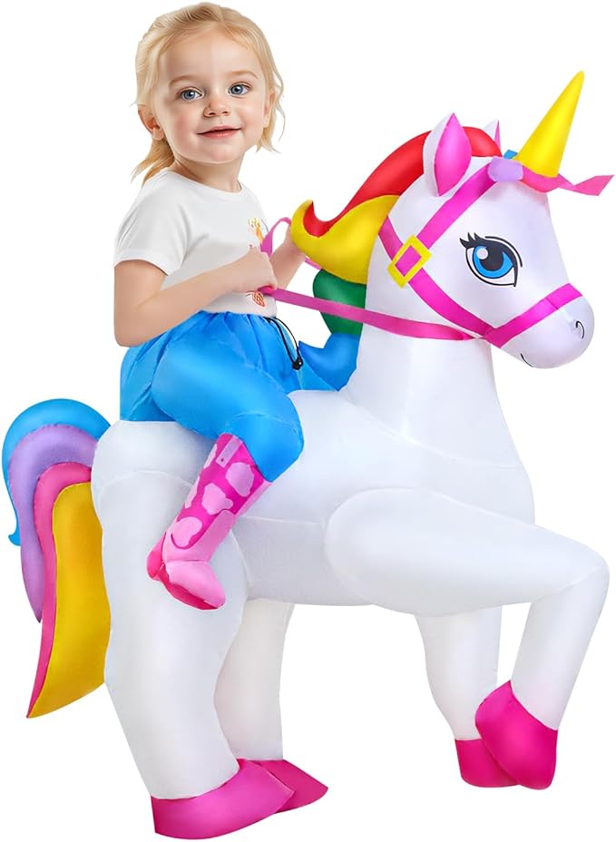 13 Funniest Inflatable Halloween Costumes for Kids in 2025 5 unicorn costume