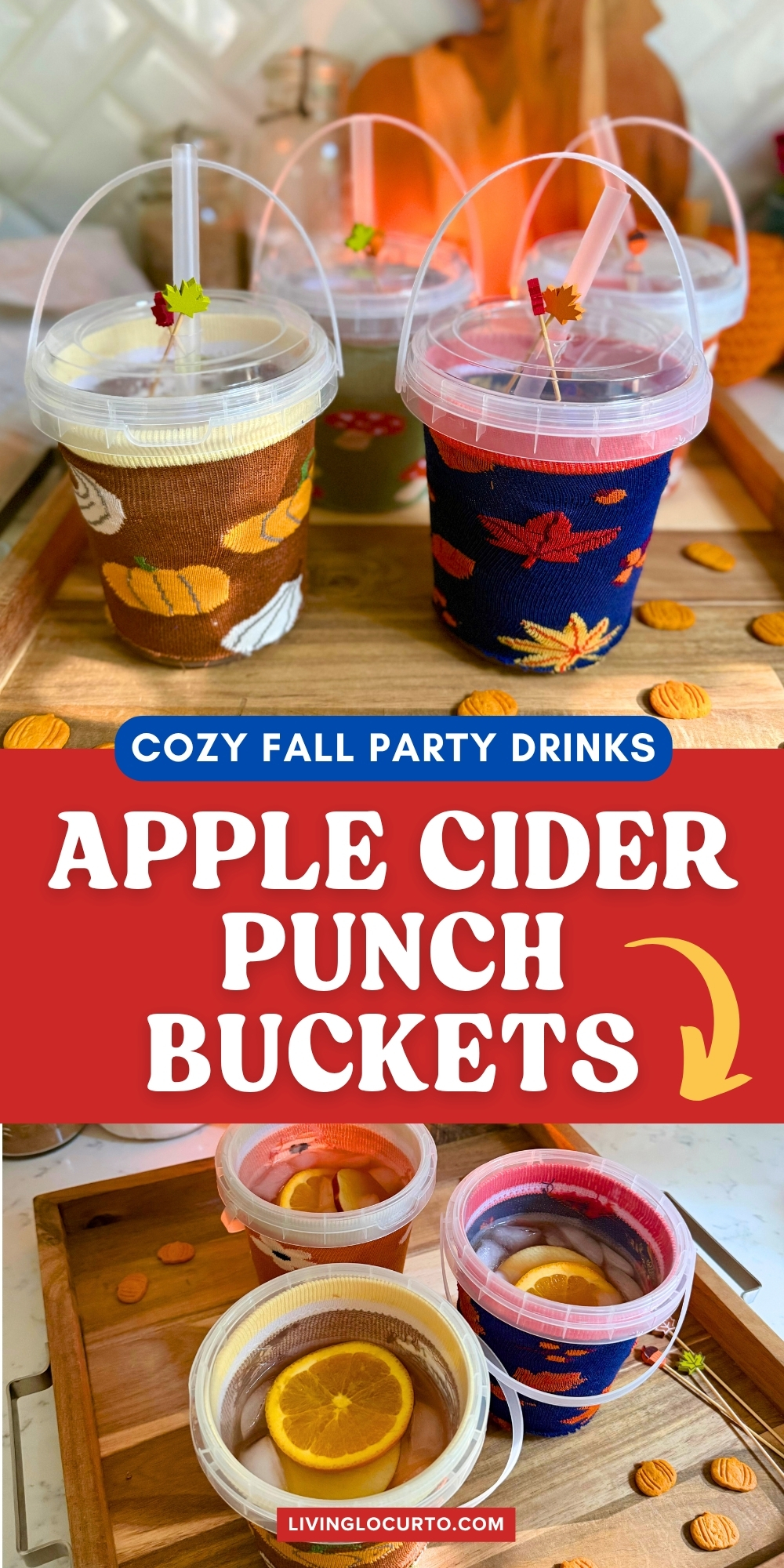 Apple Cider Punch Buckets 3 Apple Cider Punch Buckets