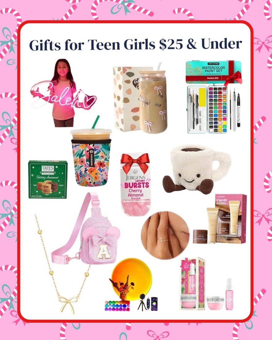 Holiday Gift Guide 2025 3 Gifts for Teen Girls under 25