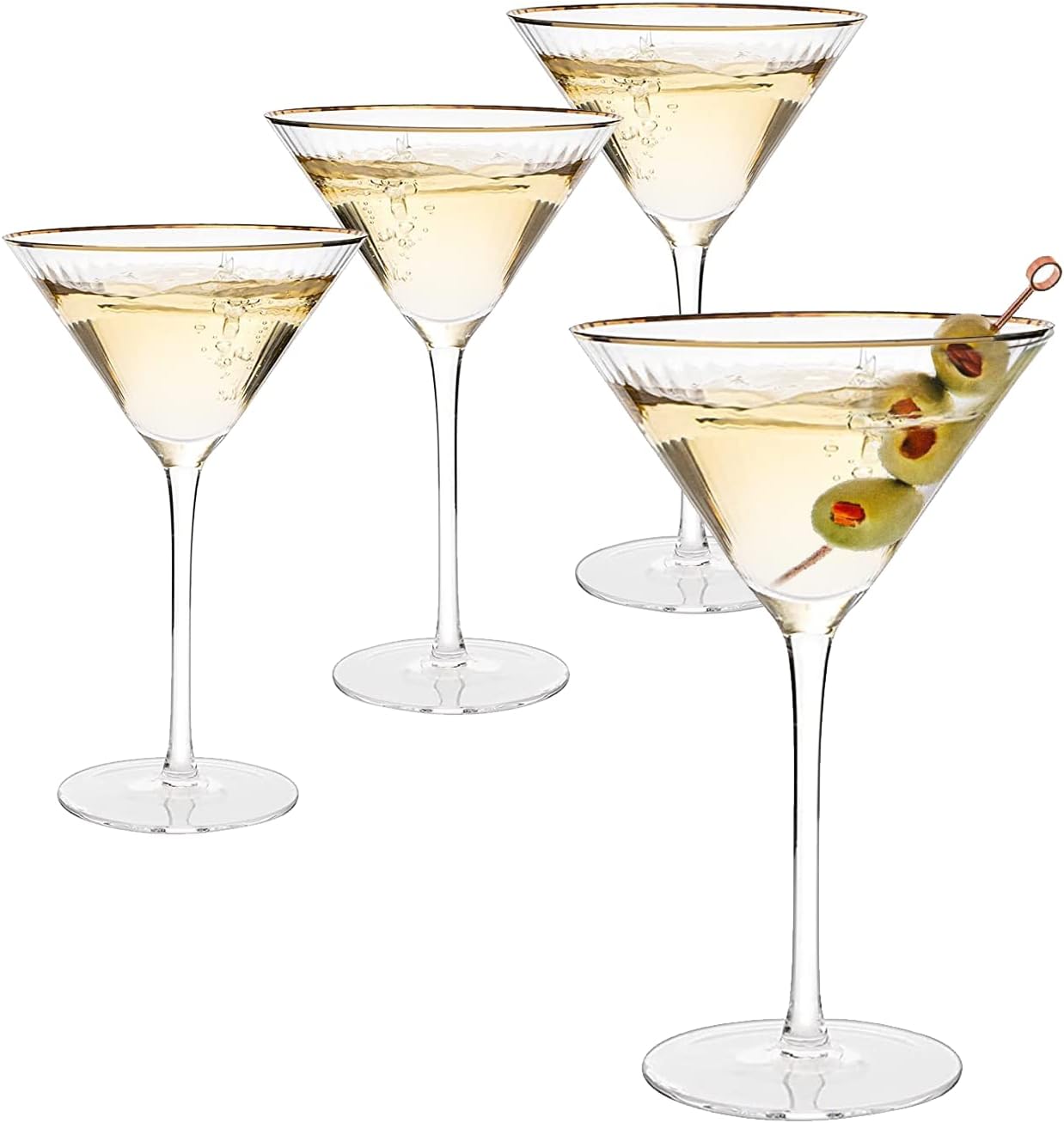 Christmas Cranberry Martini 5 martini glasses new