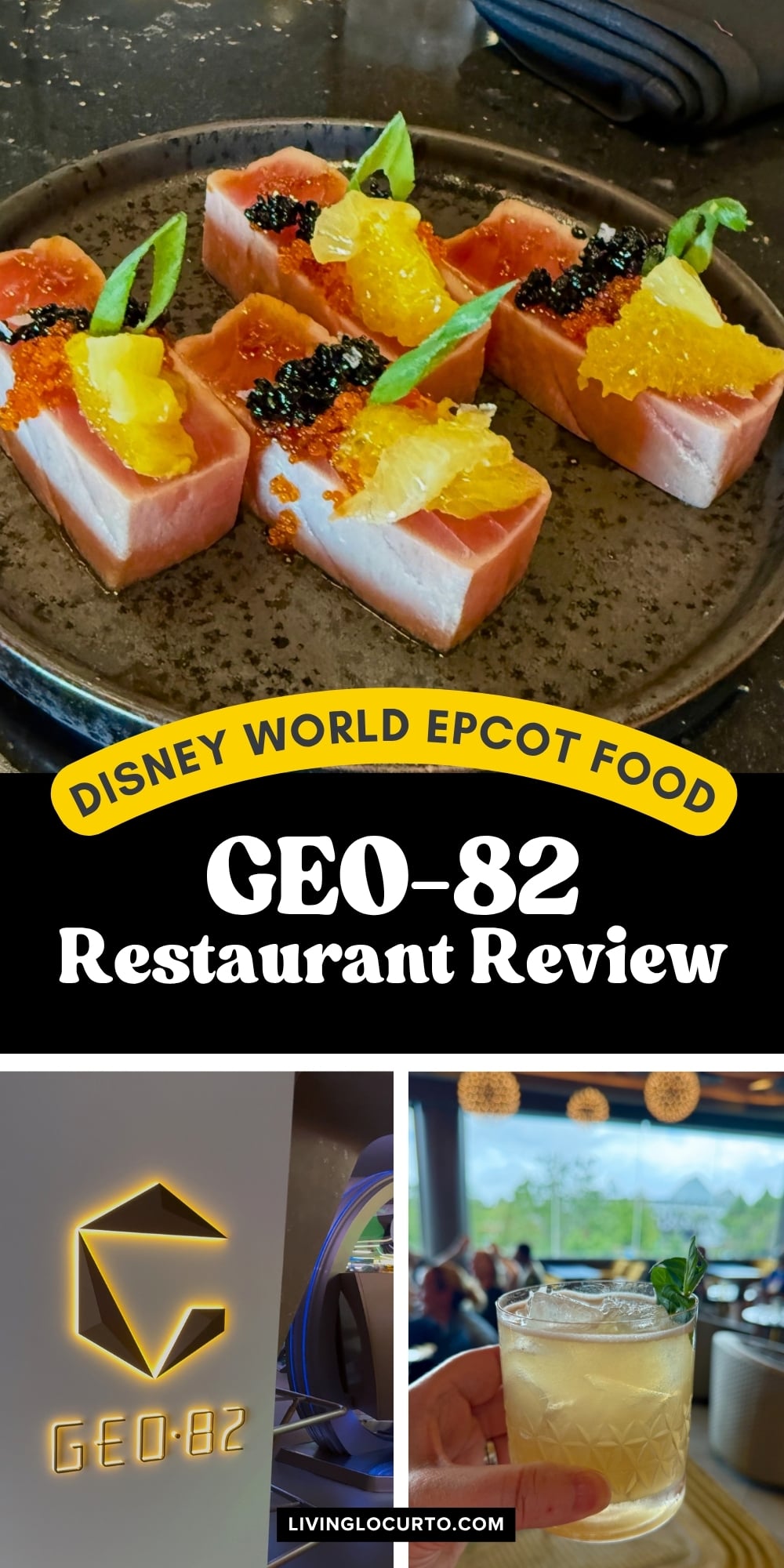 GEO-82&nbsp;Restaurant Review Disney World EPCOT - Living Locurto