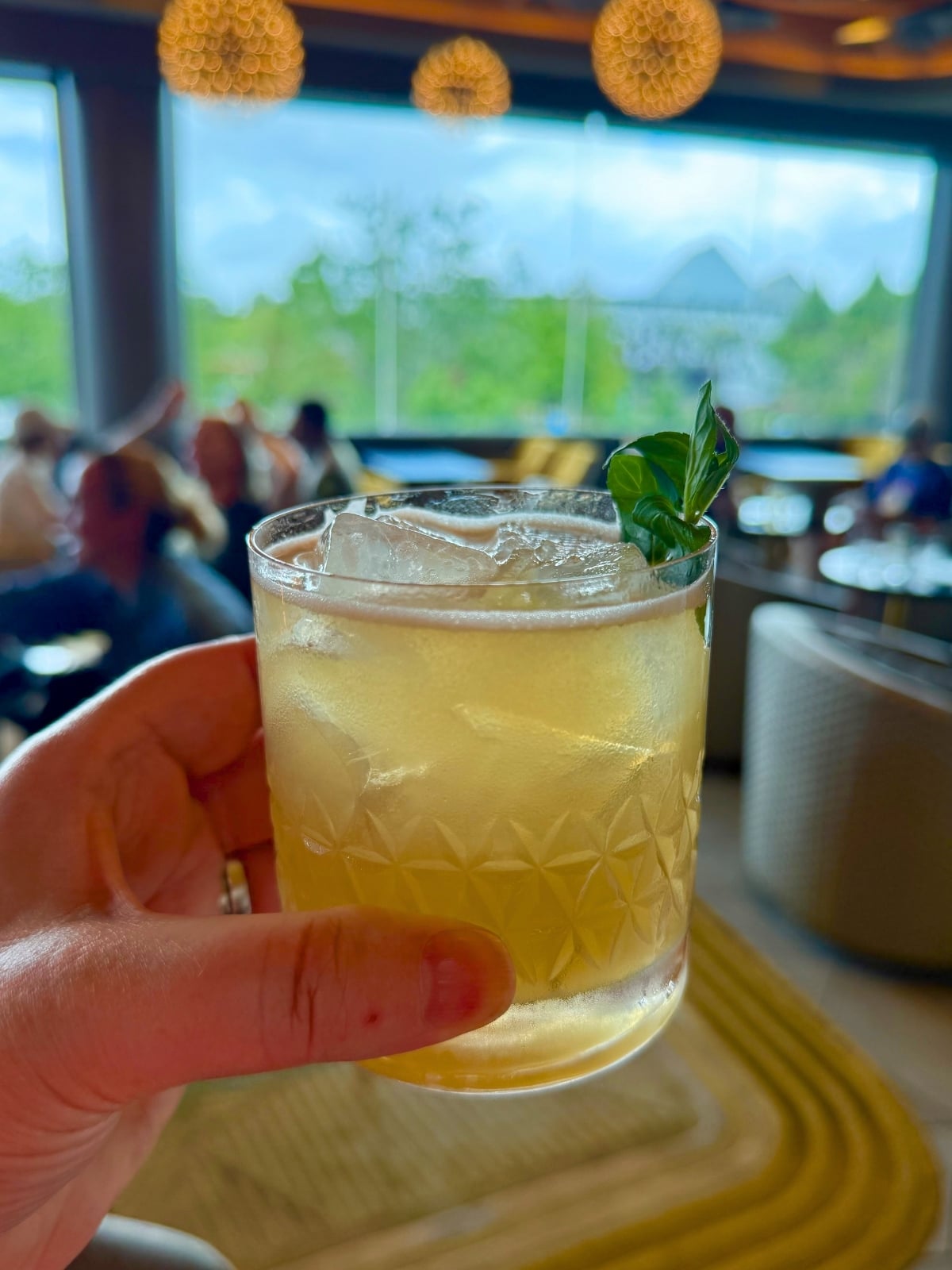 GEO-82&nbsp;Restaurant Review Disney World food at EPCOT whisky smash