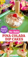 Pina Colada Dip Cakes Recipe