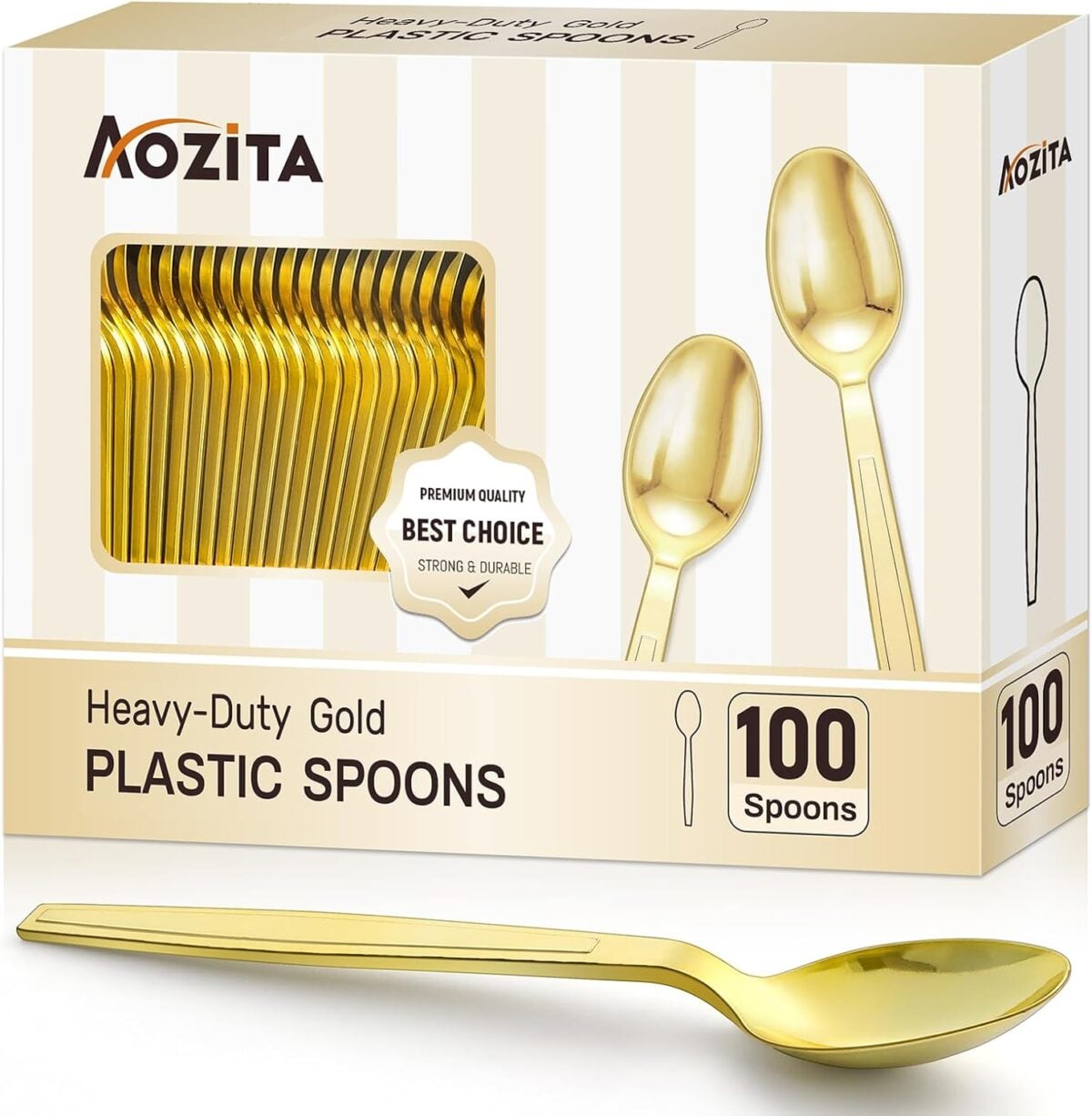 Mini Dot Cakes (Dot Shots) 6 gold spoons