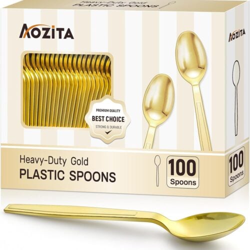 Mini Dot Cakes (Dot Shots) 12 gold spoons