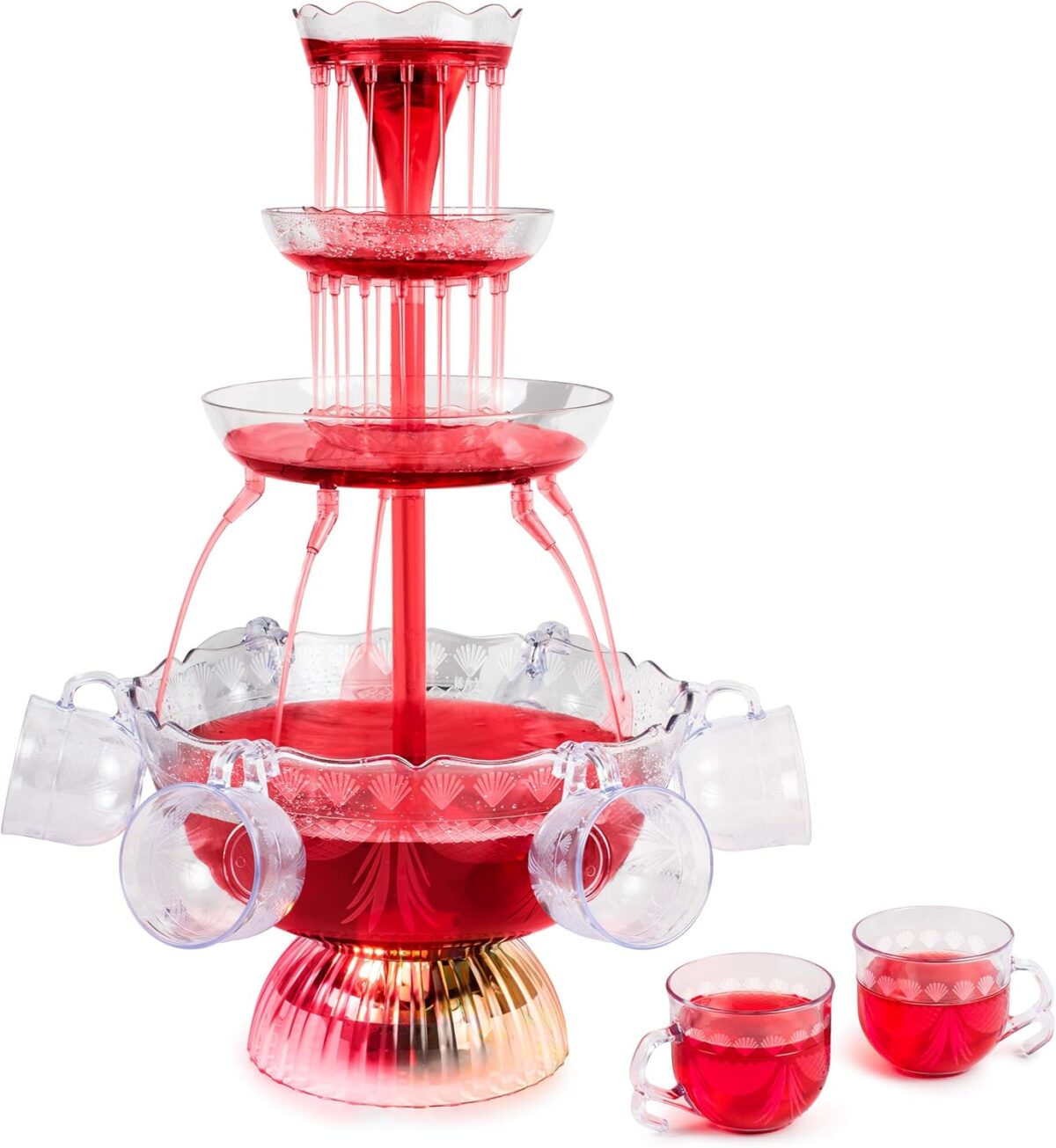 16 Big Batch Party Drink Recipes 3 Light up drink fountain dispenser