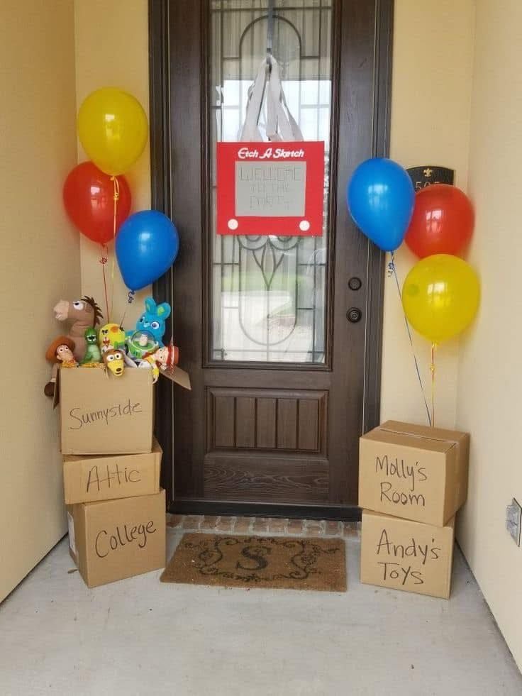 toy story party porch decorations
