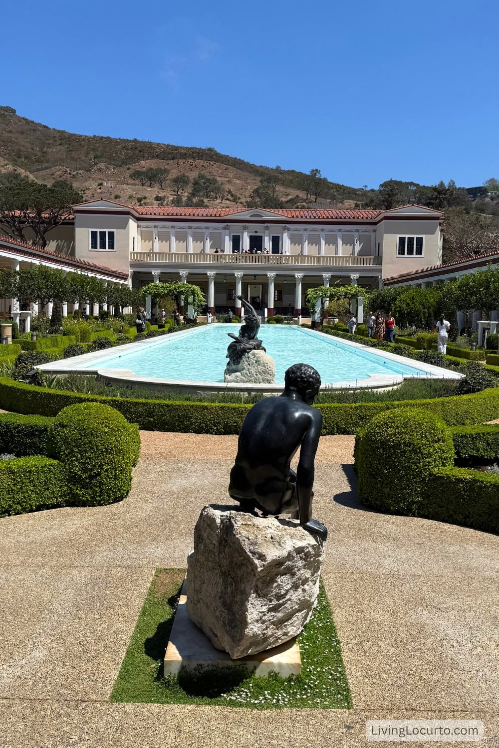 3 Days in Los Angeles - The Ultimate Itinerary 9 The Getty Villa pool
