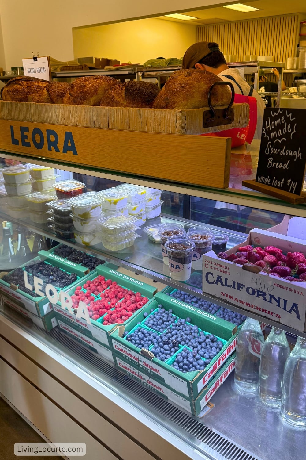 3 Days in Los Angeles - The Ultimate Itinerary 5 Leora Cafe counter