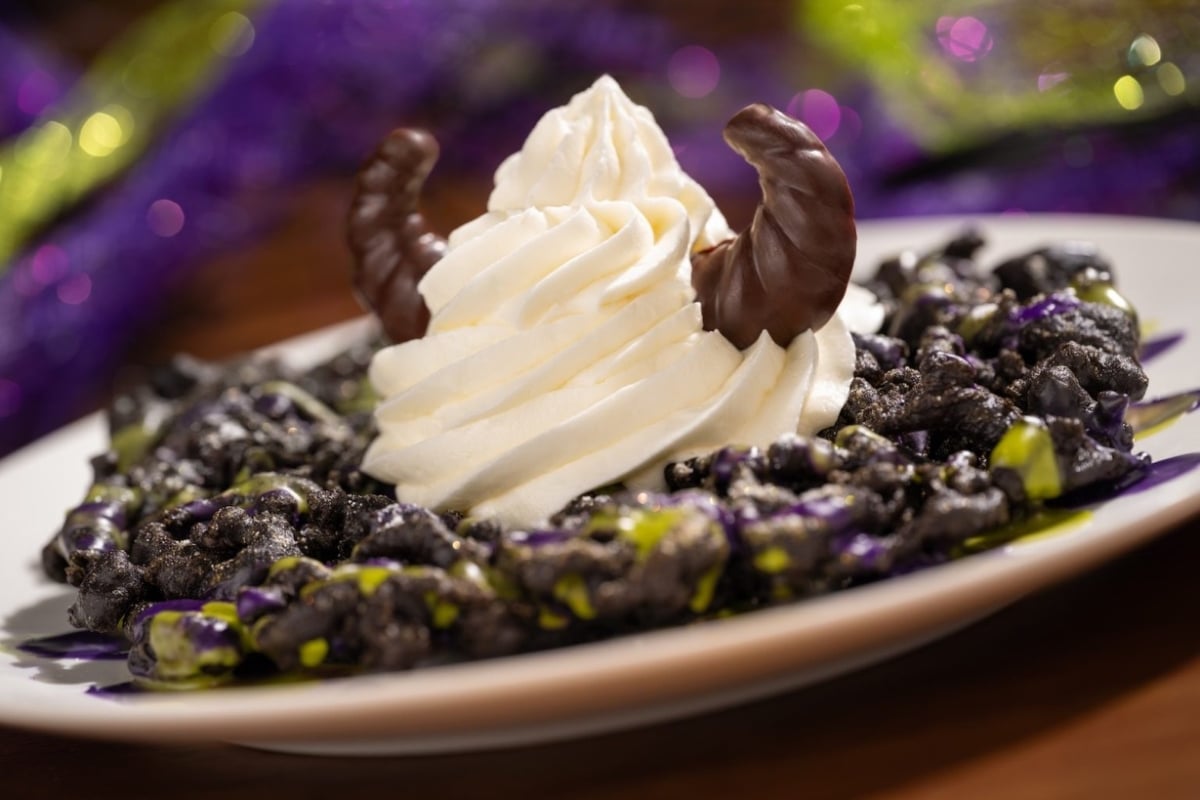 11 Best Disney Halloween Snacks at Animal Kingdom 15 Disney Halloween Snacks Maleficent Funnel Cake