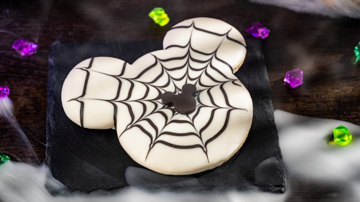 11 Best Disney Halloween Snacks at Animal Kingdom 13 Disney Halloween Snacks at Animal Kingdom Large Mickey Spiderweb Cookie