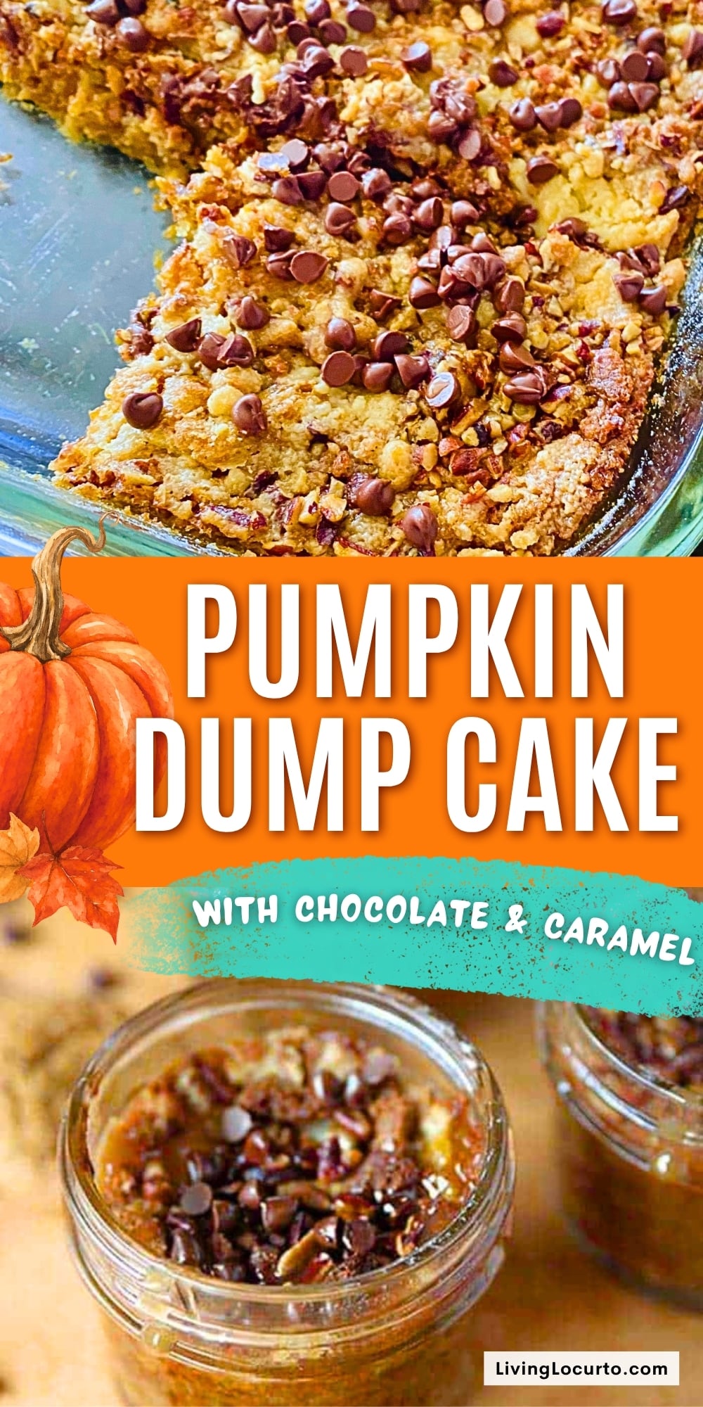Pumpkin Dump Cake with Chocolate 2 Chocolate Pumpkin Dump Cake Recipe