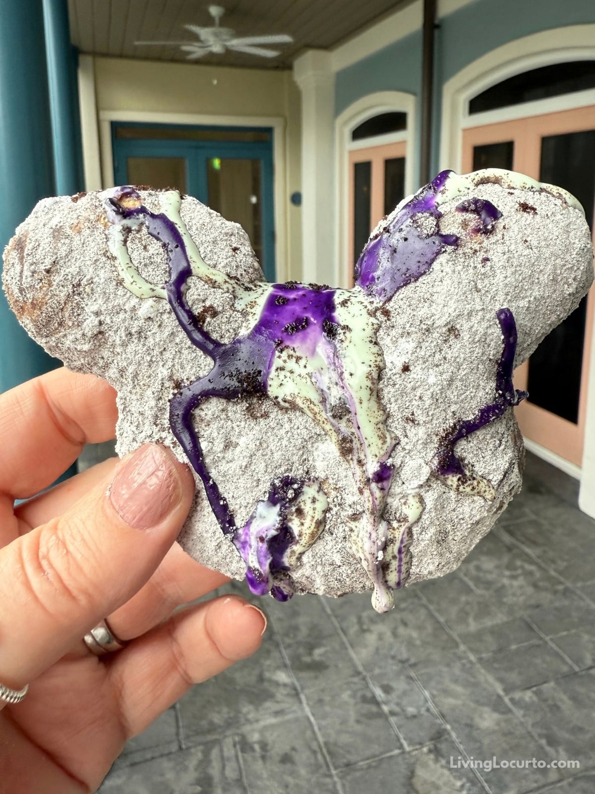 Mickey Ghoulish Beignets at Disney World 2 Mickey Shaped Ghoulish Beignets