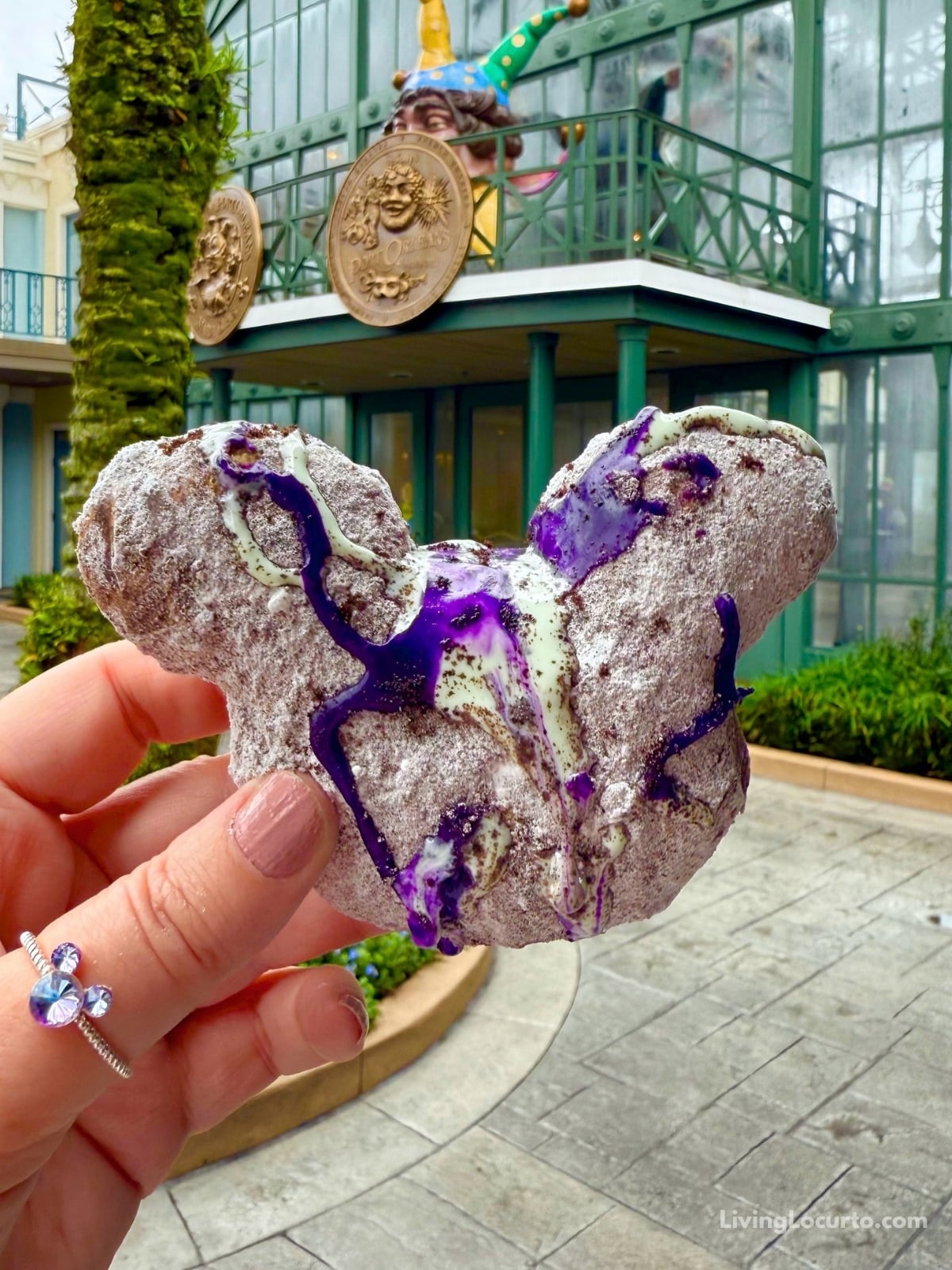 Mickey Ghoulish Beignets at Disney World 1 Mickey Ghoulish Beignets at Disney World.