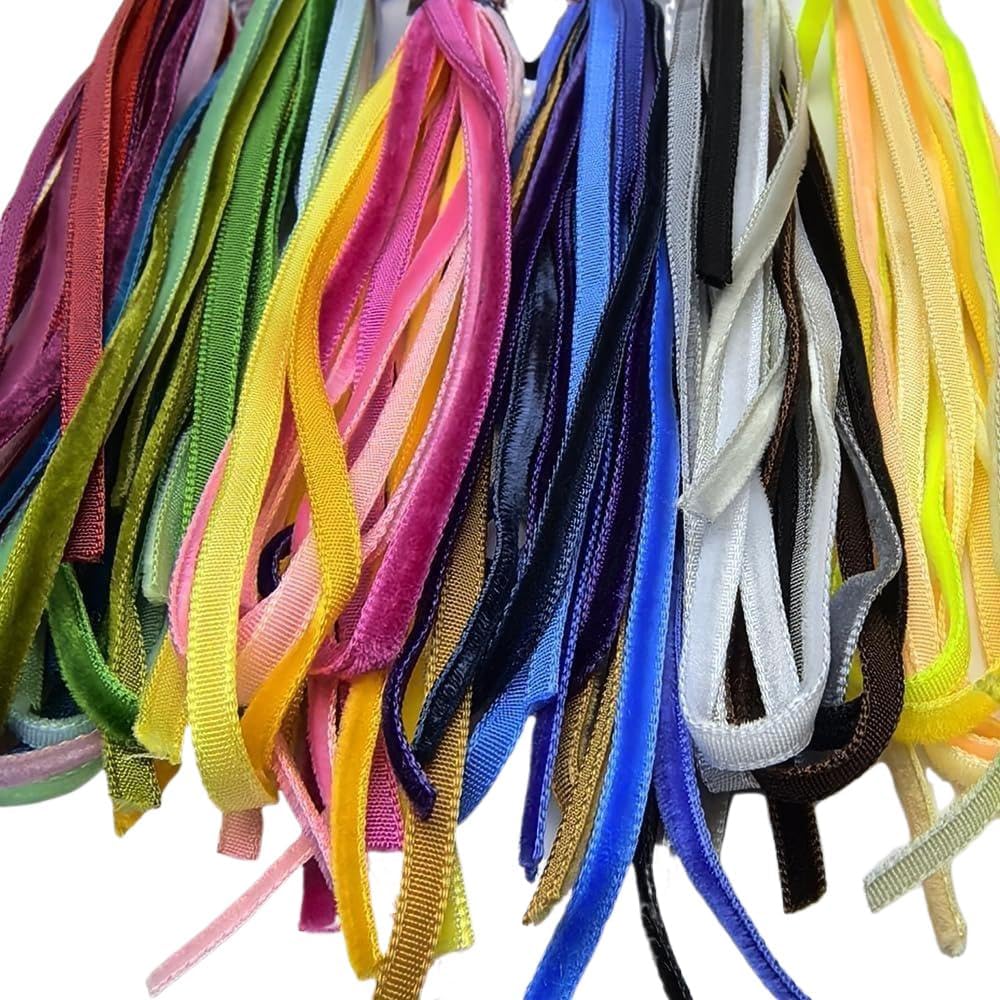 thin velvet ribbon